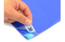 China 30 Layers Cleanroom Tacky Mats , Disposable Sticky Mats Thickness 2.00 Mm supplier