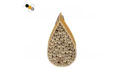 China 7.6kg 44mm Height Bamboo Pine Mason Bee House For Beneficial Insects supplier