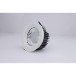 Round IP65 Recessed Downlight With COB LED Light Source / 60° Beam Angle