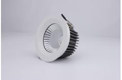 China Round IP65 Recessed Downlight With COB LED Light Source / 60° Beam Angle supplier