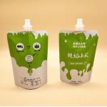 Biodegradable Custom Printed Stand Up Pouches Liquid Baby Milk / Jelly Food Pouch
