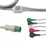 Contec AHA 7 Pin 3.4 Meter ECG Patient Cable With 5 Lead Wires for sale