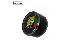China 250 Bar 300bar 1 Inch 25mm Mini Pressure Gauge Manometer M10X1 supplier
