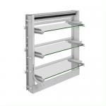 Modern Adjustable Louver Glass Window Customizable Aluminum Alloy Frame Window