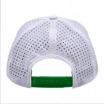 Fashionable 5 Panel Trucker Cap With Flat Bill 6 Custom Eyelets