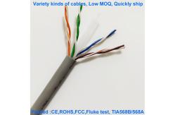 China Oxygen Free 24AWG UTP CAT6E Network Cable HDPE Lan Ethernet Cable supplier