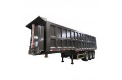 China 40CBM Hydraulic Tipper Trailer Semi Dump Trailers supplier