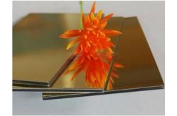 China Anti Bacterial Fireproofing Acp Mirror Sheet For External Wall supplier