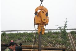 China Different Model Pile Driver Equipment Sheet Pile Vibro Hammer For Piling supplier
