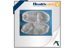 China PP Coated PE Disposable Protective Sleeves Plastic Arm Sleeves With Elastic supplier