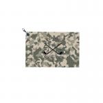 Sublimation Printed Microfiber Waffle Golf Towel With Grommet And Hook