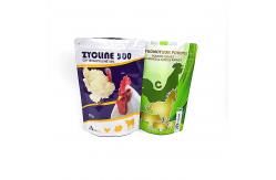China Moistureproof Plastic Pouches Packaging Fodder Bag Grip Seal Aluminum Foil Doypack supplier