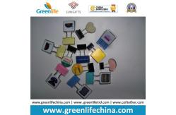 China olorful Rectangle Plastic Sheet W/Custom Logo Office Binder Clips supplier