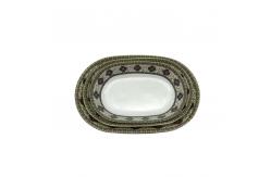 China Rectangle 8 Inch Melamine Meat Plate For Home And Restaurant supplier