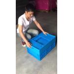 600x400x175 small foldable plastic storage boxes collapsible bins for sale