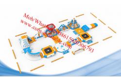 China inflatable water park floating games waterpark inflatable water floating playground supplier