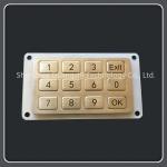 3x4 Layout Waterproof Numeric Keypad 12 Keys Type For Industrial Equipment for sale