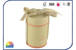 China Custom Round Paper Tube Packaging Cylinder Paper Box With Ribbon Bowknot supplier