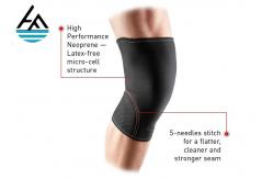 China 5 - 7mm Thickness Neoprene Knee Sleeve Comfortable Elastic With Great Stretch supplier