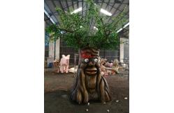 China Theme Park Garden Animatronic Plant Talking Tree Sunproof supplier