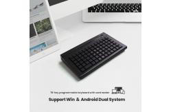 China RoHS 10 Million Times POS Programmable Keyboard Usb Wired Mini supplier