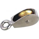 Nickel Zinc Alloy Swivel Die Cast Pulley Fixed Single Wheel Pulleys for sale