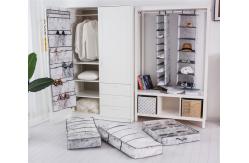China Marble Print Sweater 6 Shelf Hanging Closet Organizer supplier
