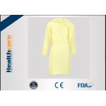 Pink Disposable Isolation Gowns 115x137CM PP+PE Gown With Long Sleeve for sale