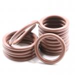Brown 70A Silicone Seal O Ring Heat Resistant Non Deformation for sale