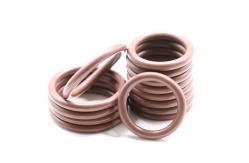 China Brown 70A Silicone Seal O Ring Heat Resistant Non Deformation supplier