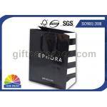 Logo Printing Custom Printed Paper Shopping Bags for Shoes / Garment / Gift Packaging for sale
