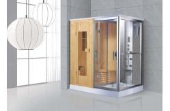 China Wet Steam Bathroom Shower Enclosure Sauna Ozone Disinfection supplier