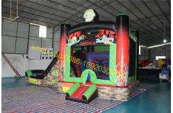 China zombies bouncy castle slide house supplier