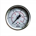 Brass Fitting Wika Pressure Gauge 100mm Dial 0 To 60 Bar EN837-1 for sale