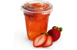 China Clear 16 Oz Hard Plastic Cups With Straws Disposable Coffee Cup supplier