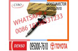 China High quality common rail diesel fuel injector 23670-0R010 236700R010 095000-7610 supplier