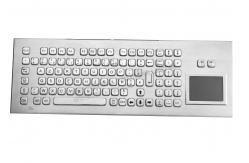 China Ip65 Metal Rugged Keyboard With Touchpad And Full Functionalities supplier