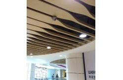 China Fashion Customized Aluminum Metal Ceiling With Circular Curve Wave Shape Suspended supplier