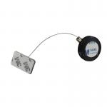 Round Anti-theft Retractors Plus Rectangular Adhesive metal Plate for sale