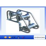 Heavy Duty Tubular Steel Cable Guide Rollers Bend And Manhole Entry Cable Rollers for sale