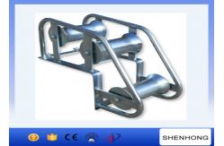 China Heavy Duty Tubular Steel Cable Guide Rollers Bend And Manhole Entry Cable Rollers supplier