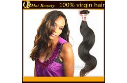 China 6A+ Remy Virgin Human Hair Extensions Natural Black Body Wave supplier