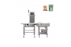 China Automatic 304ss Frame Check Weigher Machine With Air Blow Rejection supplier
