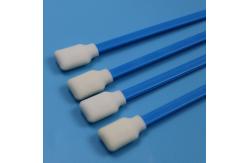 China 707 LintFree Square Sponge Stick Mimaki Printer Cleaning Foam Swab With Blue Handle supplier