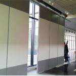 Hotel Interior Fabric Design Sliding Folding Acoustic Partition Wall For Classroom