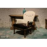 antique British old style leather chair furniture,#721-A for sale