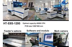China Max PCB 1.2M SMT Pick Place Machine LED Lens Full Line Solution supplier