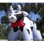 CE outdoor lovely inflatable cow animal model for sale for sale