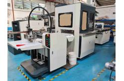 China Fully Automatic Lid And Base Gift Rigid Box Making Machine With Visual Positioning supplier