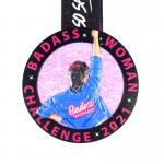 Custom Insert Medal UV Printing Award with Transparent Glass for sale